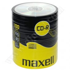 CD-R Maxell, 700MB, 52X, целофан 100бр.