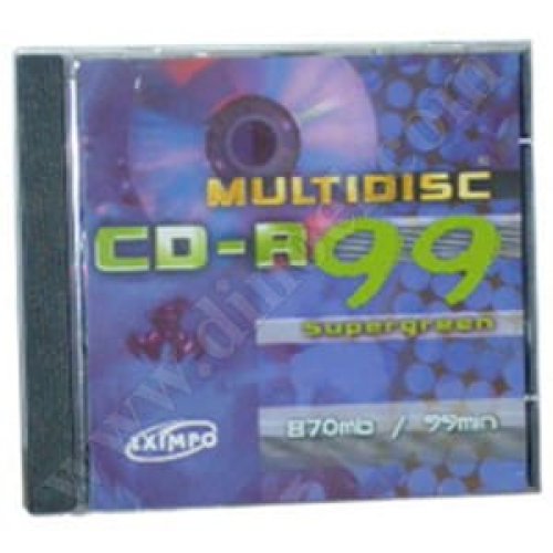 CD-R Multidisc, High Capacity, 900MB, 99min, 32X, Jewel case 10бр.