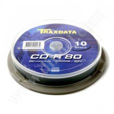 CD-R Traxdata, 700MB, 52X, Cake box 10бр. 