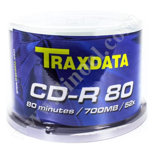 CD-R Traxdata, 700MB, 52X, Cake box 50бр.
