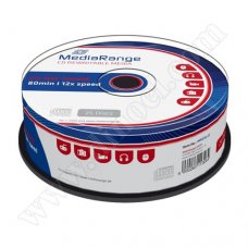 CD-RW MediaRange, 700MB, 12X, Cake box 25бр.
