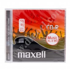 CD-R Maxell, Music, XL-II, 80min, Jewel case 10бр.
