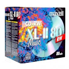 CD-RW Maxell, Music, XL-II 80, 80min, Jewel case