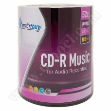 CD-R Smartbuy, Audio, 80min, целофан 100бр. CD-R Smartbuy, Audio, 80min, целофан 100бр.