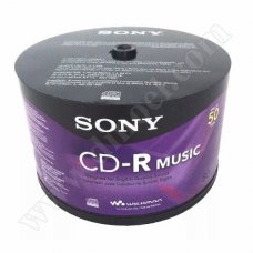 CD-R Sony, Music, Walkman, 80min, Cake box 50бр.