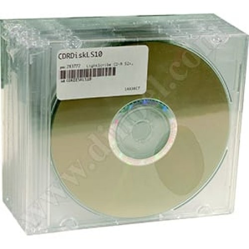 CD-R LG, LightScribe, 700MB, 52X, Slim case 10бр.