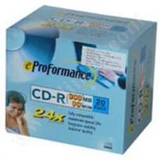 CD-R ePro, High Capacity, 800MB, 90min, 24X, Slim case 20бр.
