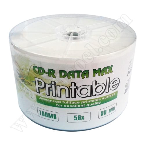 CD-R DataMAX, Inkjet Printable, Photo Glossy, 700MB, 52X, целофан 50бр.