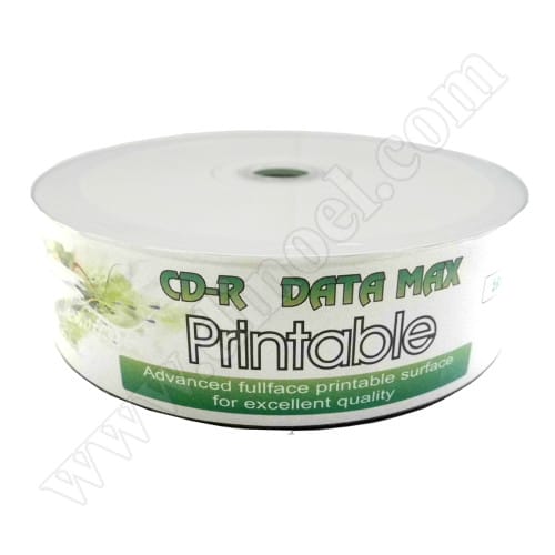 CD-R DataMAX, Inkjet Printable, Photo Glossy, 700MB, 52X, целофан 25бр.