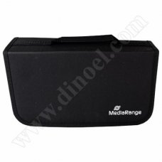 Чантичка MediaRange, CD, DVD, BD за 96бр. диска, текстил