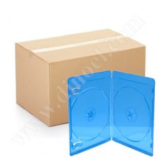 Кутийка BD, за 2бр. диска,  7mm, кашон 50бр., Blue