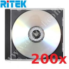 Кутийка CD, за 1бр. диск, Jewel case, 10mm, 60gr, в кашон 200бр., Black