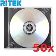 Кутийка CD, за 1бр. диск, Jewel case, 10mm, 60gr, в кашон  50бр., Black