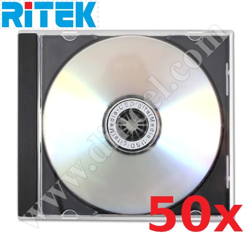 Кутийка CD, за 1бр. диск, Jewel case, 10mm, 60gr, в кашон  50бр., Black