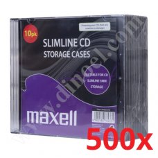 Кутийка CD, за 1бр. диск, Slimline, 5mm, в кашон 100бр. x5, Black