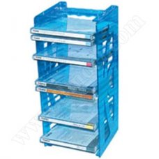 Поставка Power RACK, за BD, CD, DVD, 18бр., Jewel case, 10.4мм кутийки