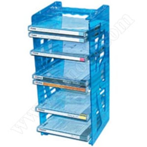 Поставка Power RACK, за BD, CD, DVD, 18бр., Jewel case, 10.4мм кутийки