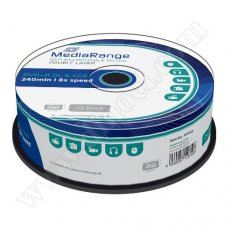 DVD+R DL MediaRange, 8.5GB, 8X, Cake box  25бр.