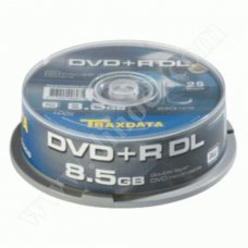 DVD+R DL Traxdata, 8.5GB, 8X, Cake box 25бр.