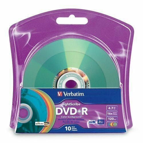 DVD+R Verbatim, LightScribe, 4.7GB, 16X, блистер 10бр.
