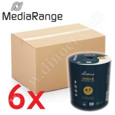 DVD+R MediaRange, 4.7GB, 16X, целофан 100бр.x6