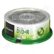 DVD+R Sony, AccuCORE, 4.7GB, 16X, Cake box 25бр. DVD+R Sony, AccuCORE, 4.7GB, 16X, Cake box 25бр.