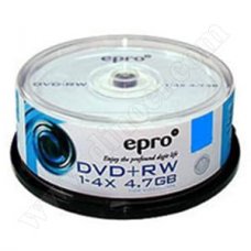DVD+RW eProformance, 4.7GB, 4X, Cake box 25бр.