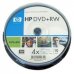 DVD+RW HP, Hewlett-Packard, 4.7GB, 4X, Cake box 10бр.