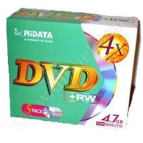 DVD+RW RiDATA, 4.7GB, 4X, Jewel case 10бр.