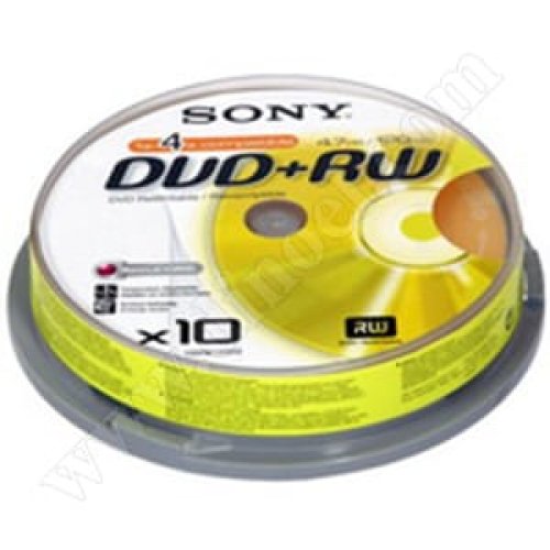 DVD+RW Sony, AccuCORE, 4.7GB, 4X, Cake box 10бр.