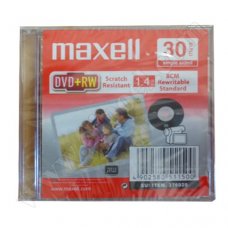 Mini DVD+RW Maxell, 1.4GB, 4X, Slim case
