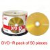 DVD-R JVC, Professional, GOLD, 4.7GB, 16X, Cake box 50бр.