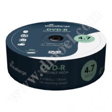 DVD-R MediaRange, 4.7GB, 16X, целофан  25бр.
