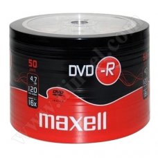 DVD-R Maxell, 4.7GB, 16X, целофан  50бр.