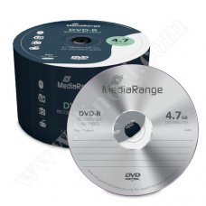 DVD-R MediaRange, 4.7GB, 16X, целофан  50бр.