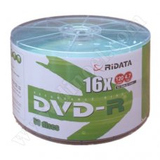 DVD-R RiDATA, 4.7GB, 16X, целофан 50бр. DVD-R RiDATA, 4.7GB, 16X, целофан 50бр.
