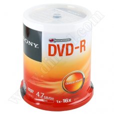 DVD-R Sony, AccuCORE, 4.7GB, 16X, Cake box 100бр. DVD-R Sony, AccuCORE, 4.7GB, 16X, Cake box 100бр.