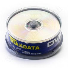 DVD-R Traxdata, 4.7GB, 16X, Cake box 25бр. 