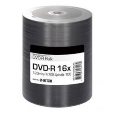 DVD-R RiTEK, NOB, FM, 4.7GB, 16X, целофан 100бр., без лого DVD-R RiTEK, NOB, FM, 4.7GB, 16X, целофан 100бр., без лого