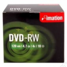 DVD-RW Imation, 4.7GB, 4X, Jewel case, опак. 10бр.