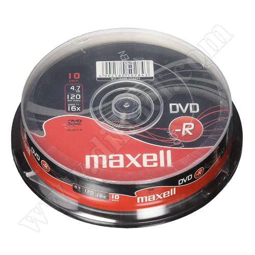 DVD-RW Maxell, 4.7GB, 6X, Cake box 10бр.