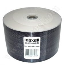DVD-R Maxell, Inkjet Printable, 4.7GB, 16X, целофан 50бр.
