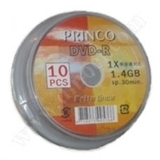Mini DVD-R Princo, 1.4GB, 4X, Cake box 10бр.