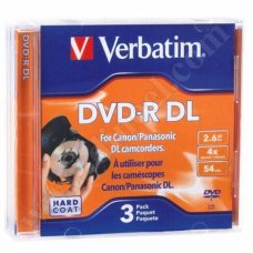 Mini DVD-R DL Verbatim, 2.6GB, 4X, Jewel case