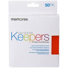 Плик за оптичен диск Memorex, Keepers, 13cm x 13cm, PP, цветни, 50бр. Плик за оптичен диск Memorex, Keepers, 13cm x 13cm, PP, цветни, 50бр.