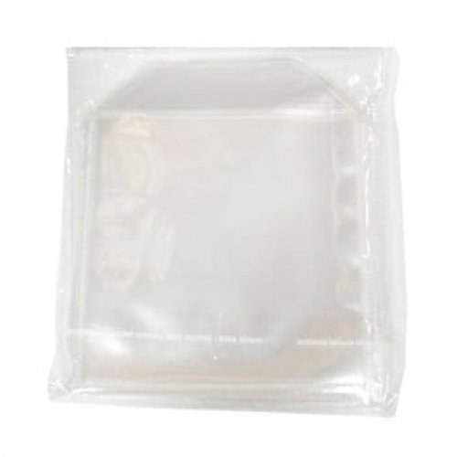 Плик за оптичен диск MediaRange, 8.5cm x 8.5cm, PP, прозрачен, 50бр., за MINI дискове