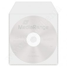 Плик за оптичен диск MediaRange, 13cm x 13cm, PP, прозрачен, 50бр.