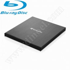 Оптично устройство Verbatim, Slimline, Blu-ray Writer, USB 3.2, USB-C