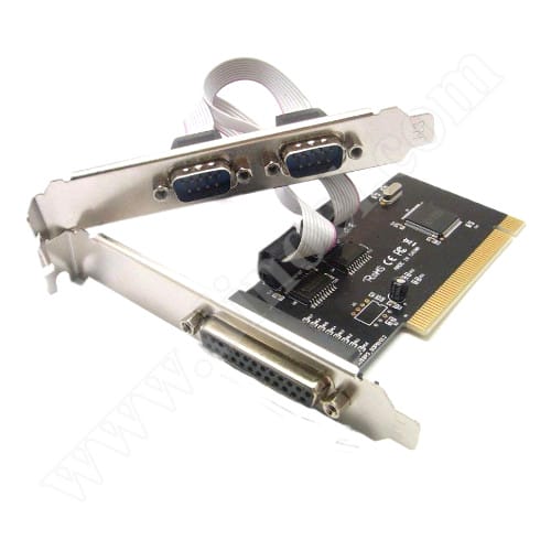 Карта RoTech, PCI към Parallel DB-25 + RS232 Serial x2 Expansion