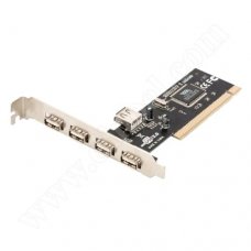 Карта RoTech, RT-17453, PCI към USB 2.0, x5 Expansion
